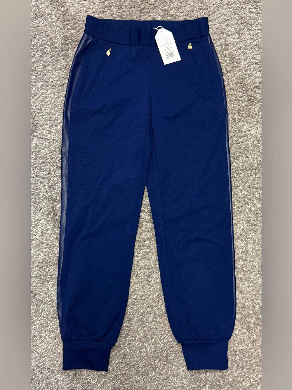 NWT Emily McCarthy Downtown Jogger, Navy Ponte, Size S